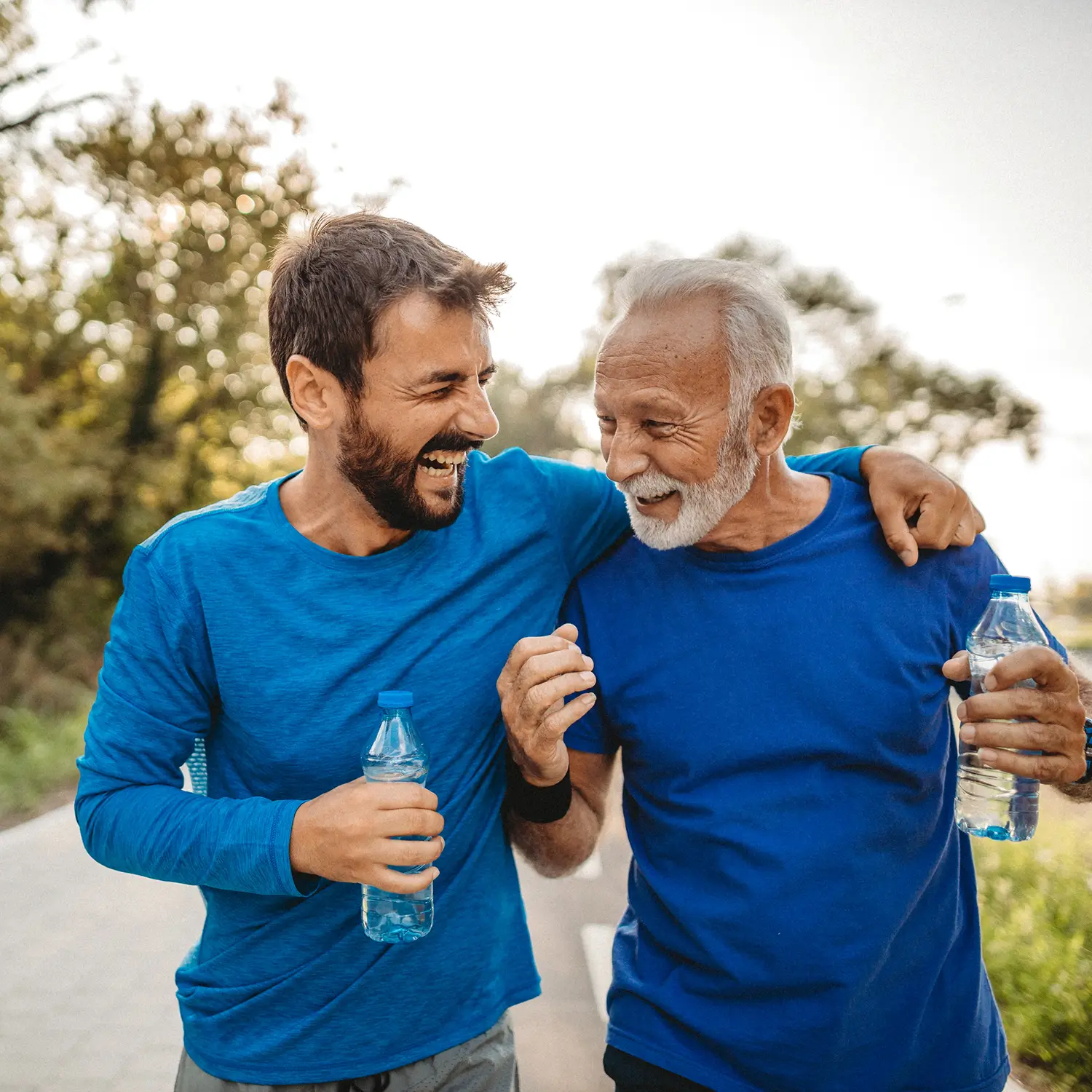 A happy patient with family